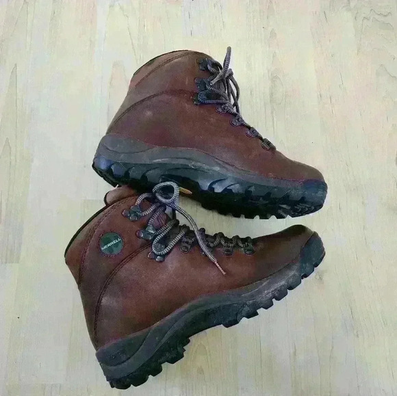 Merrell summit dark bown women's hiking boots size 7 - Picture 3 of 6